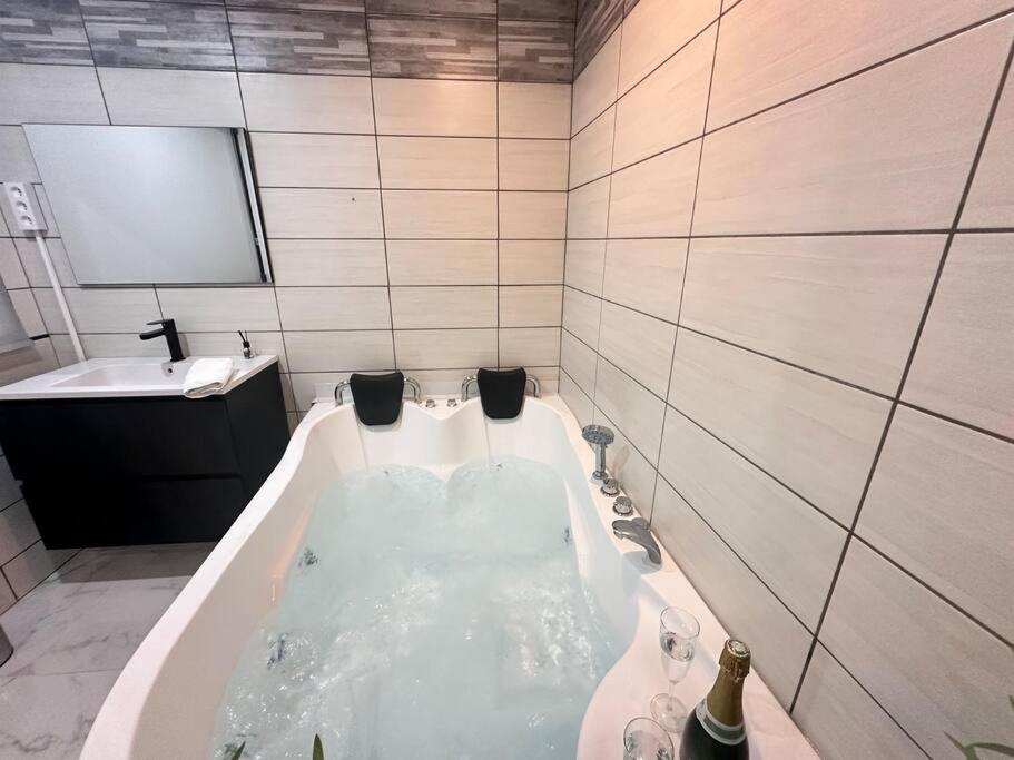 E Servagnat T3 Luxe Avec Sauna Jacuzzi Et Hammam Épernay Zewnętrze zdjęcie